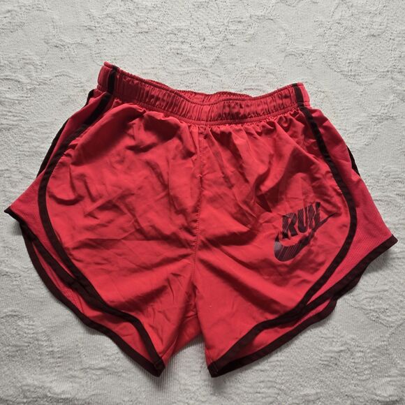 Nike Dri Fit Run Shorts Neon Pink Small Liner Athleisure Workout Exercise Summer - Picture 1 of 8
